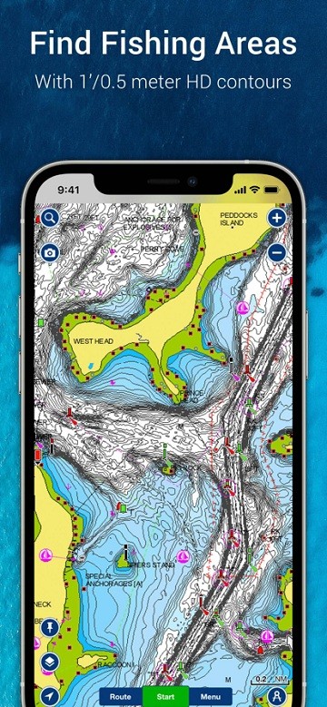 navionics boating電子海圖軟件
