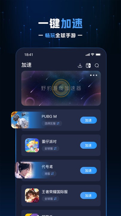 野豹游戲加速器官方版
