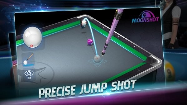 臺(tái)球3d手機(jī)游戲(billiards 3d moonshot)
